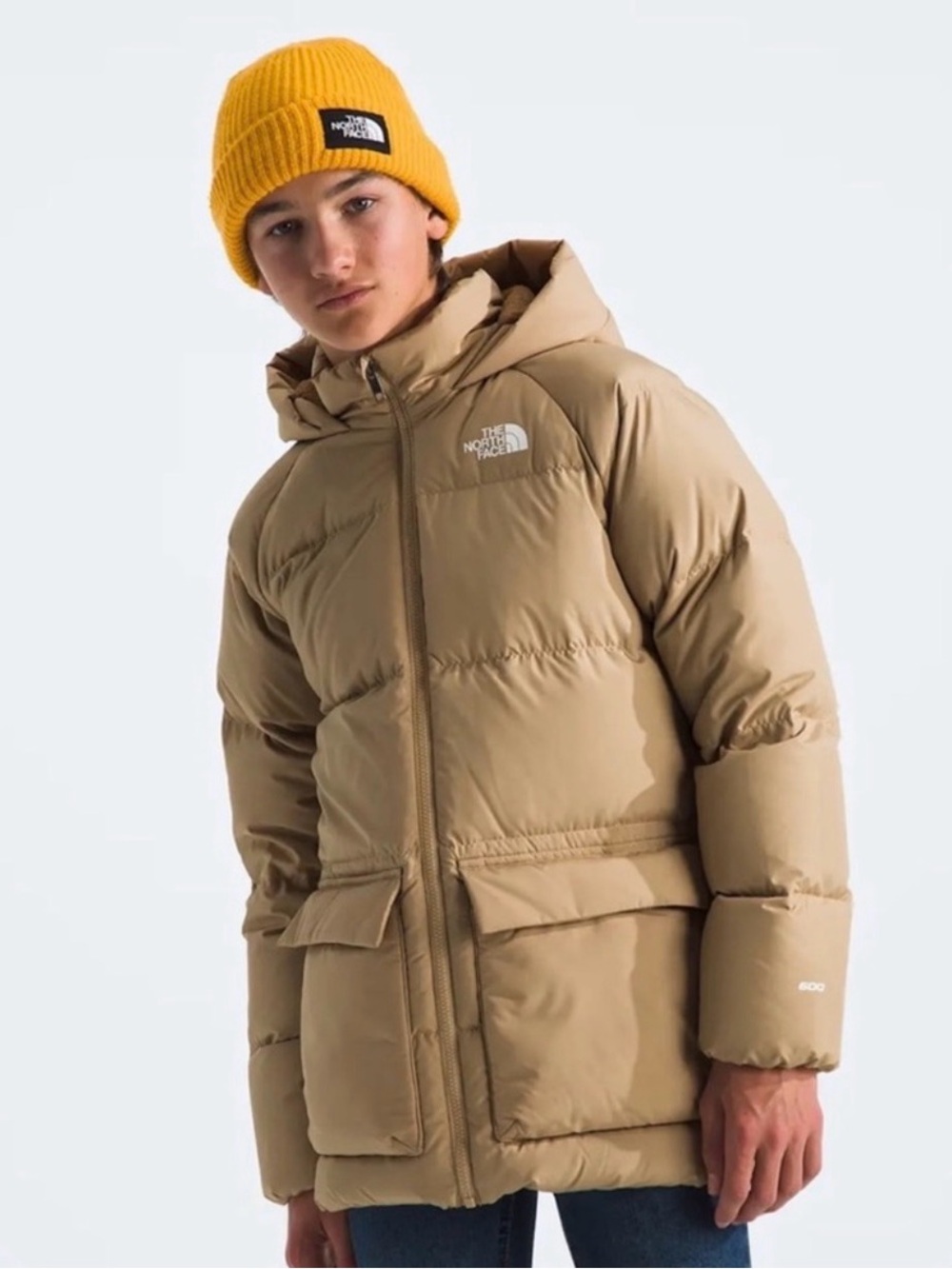 The North Face Big Kids Unisex 600 Down Parka Fleece - lined Jacket